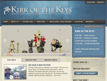 Tablet Screenshot of kirkofthekeys.com